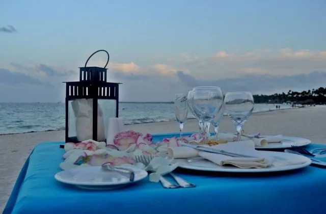 Now Garden Punta Cana diner romantique sur la plage
